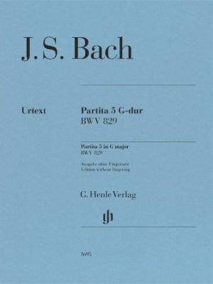 JS Bach Partita No 5 G Major Piano