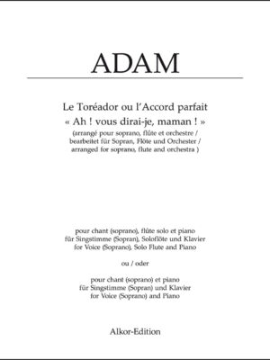 Ah ! vous dirai-je, maman ! for Voice, Flute and Piano and for Voice and Piano