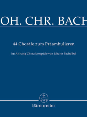 44 Choräle zum Präambulieren