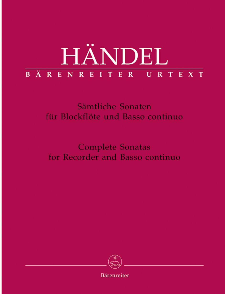 Sämtliche Sonaten für Blockflöte und Basso continuo