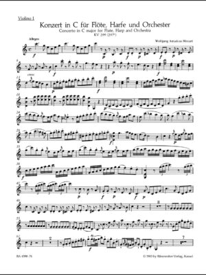 Concerto for Flute, Harp and Orchestra in C major K. 299 (297c)