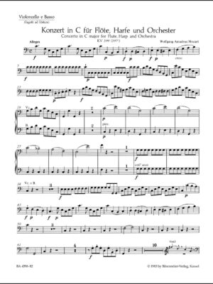 Concerto for Flute, Harp and Orchestra in C major K. 299 (297c)
