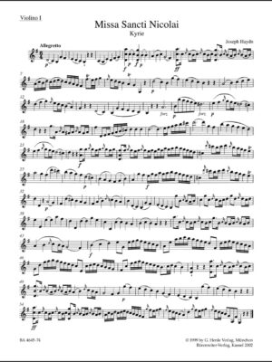 Missa Sancti Nicolai Hob. XXII:6 "Nicolai Mass"