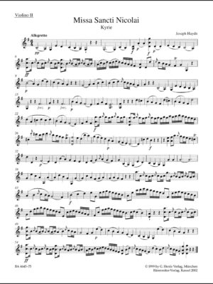 Missa Sancti Nicolai Hob. XXII:6 "Nicolai Mass"