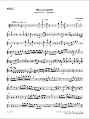 Missa in Angustiis Hob.XXII:11 "Nelson Mass"
