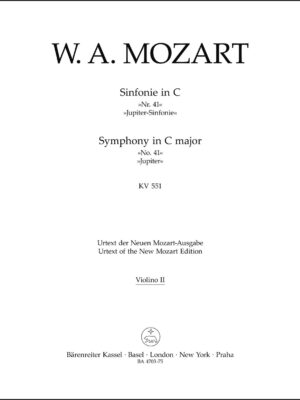 Symphony no. 41 in C major K. 551 "Jupiter Symphony"