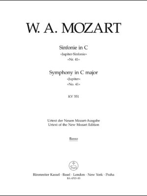 Symphony no. 41 in C major K. 551 "Jupiter Symphony"