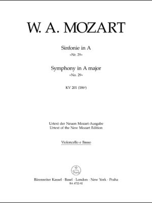 Symphony no. 29 in A major K. 201(186a)