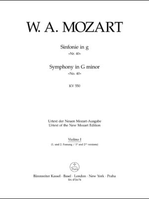 Symphony no. 40 in G minor K. 550