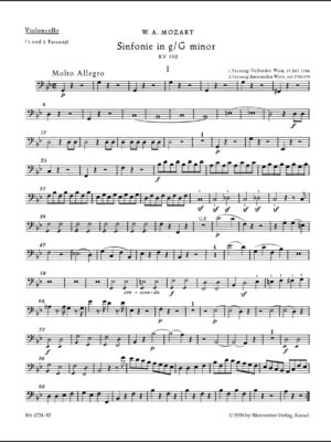 Symphony no. 40 in G minor K. 550
