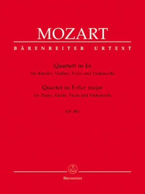 Quartet for Piano, Violin, Viola and Violoncello in E-flat major K. 493