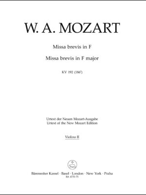 Missa brevis in F major K. 192 (186f)