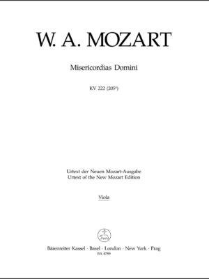 Misericordias Domini K. 222 (205a)