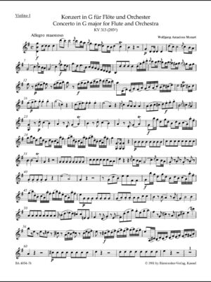 Concerto for Flute and Orchestra in G major K. 313 (285c)