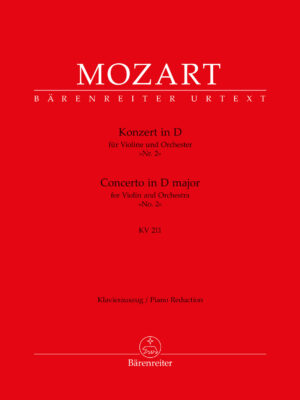 Concerto for Violin and Orchestra no. 2 in D major K. 211