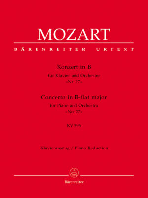 Concerto for Piano and Orchestra no. 27 in B-flat major K. 595