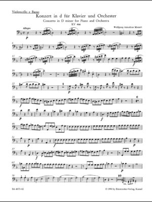 Concerto for Piano and Orchestra no. 20 in D minor K. 466