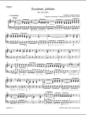 Exsultate, jubilate K. 165 (158a)