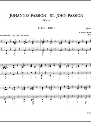 St. John Passion BWV 245