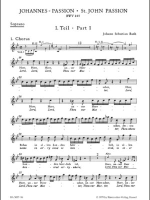 St. John Passion BWV 245