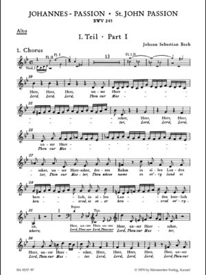 St. John Passion BWV 245