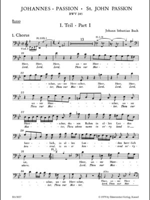St. John Passion BWV 245