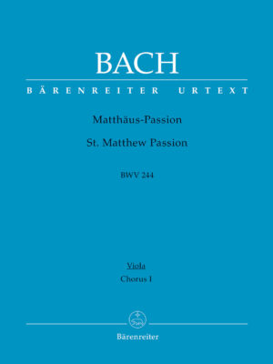 St. Matthew Passion BWV 244