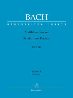 St. Matthew Passion BWV 244