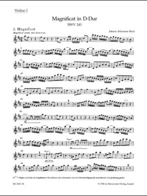 Magnificat in D major BWV 243