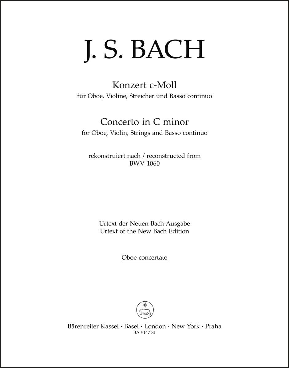 Concerto for Oboe, Violin, Strings and Basso Continuo in C minor