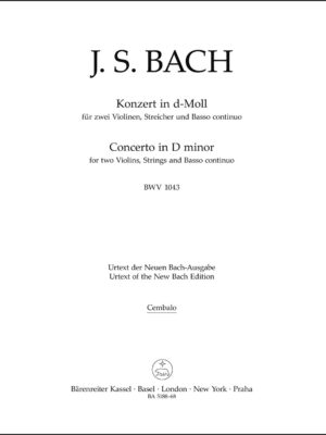 Concerto for two Violins, Strings and Basso continuo in D minor BWV 1043