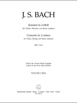 Concerto for Violin, Strings and Basso continuo in A minor BWV 1041