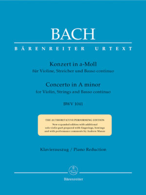 Concerto for Violin, Strings and Basso continuo in A minor BWV 1041