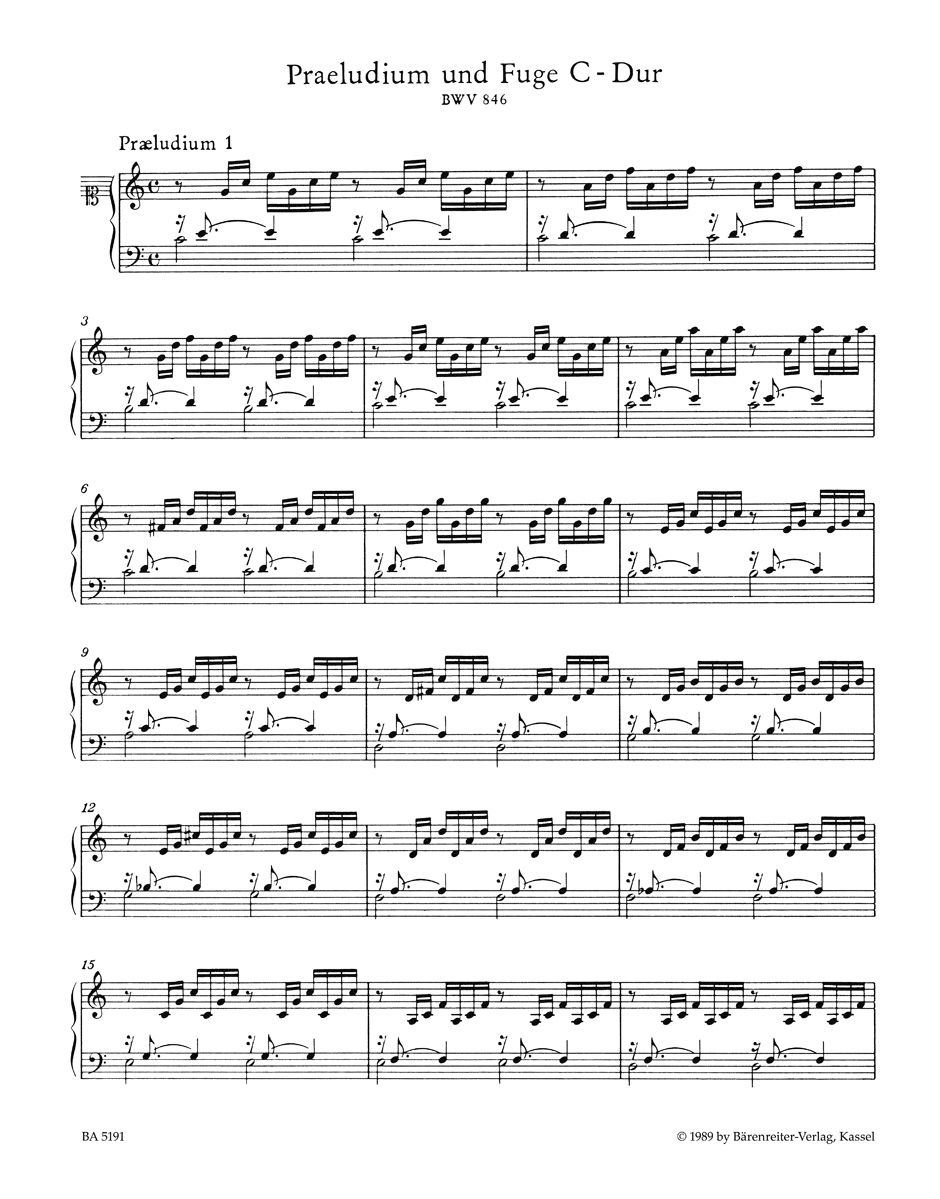 The Well-Tempered Clavier I BWV 846-869 - Image 2