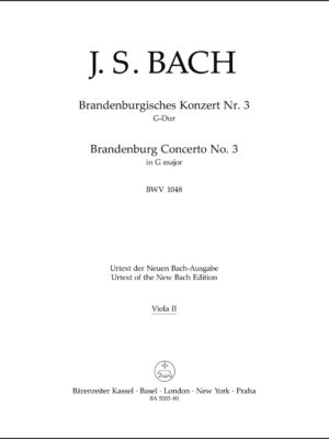 Brandenburg Concerto no. 3 in G major BWV 1048