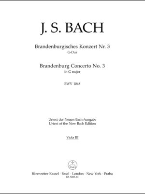 Brandenburg Concerto no. 3 in G major BWV 1048