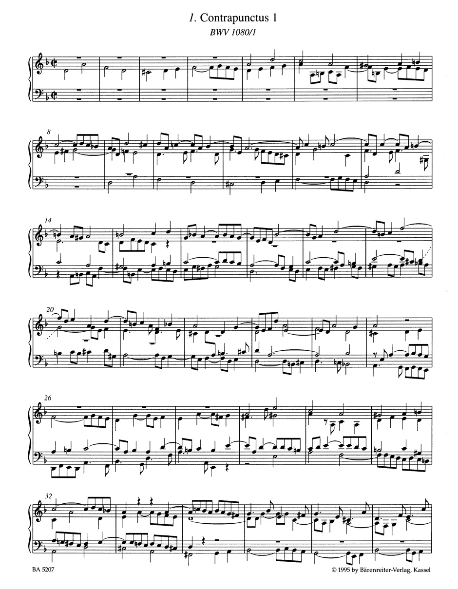 The Art of Fugue BWV 1080 - Image 2