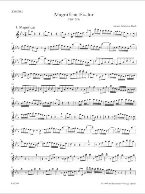 Magnificat in E-flat major BWV 243a
