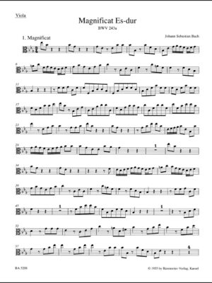 Magnificat in E-flat major BWV 243a