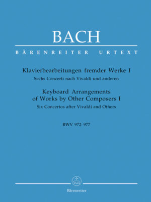 Keyboard Arrangements of Works by Other Composers I BWV 972-977