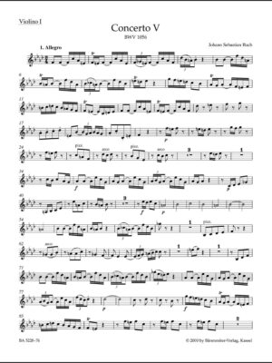 Concerto for Harpsichord and Strings no. 5 in F minor BWV 1056
