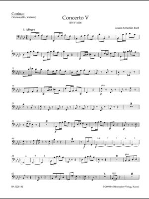 Concerto for Harpsichord and Strings no. 5 in F minor BWV 1056
