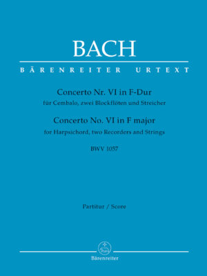 Concerto for Harpsichord, two Recorders and Strings no. 6 in F major BWV 1057