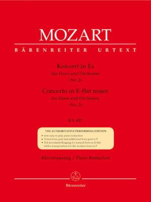 Concerto for Horn und Orchestra no. 2 in E-flat major K. 417