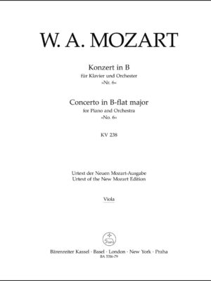 Concerto for Piano and Orchestra no. 6 in B-flat major K. 238