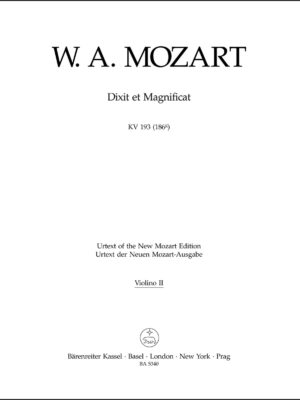 Dixit et Magnificat K. 193 (186g)