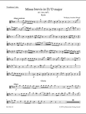 Missa brevis in D major K. 194 (186h)