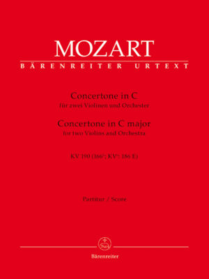Concertone for two Violins and Orchestra in C major K. 190 (166b; KV6:186 E)