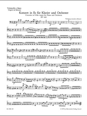 Concerto for Piano and Orchestra no. 14 in E-flat major K. 449