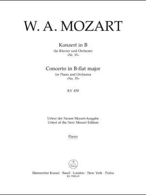 Concerto for Piano and Orchestra no. 15 in B-flat major K. 450